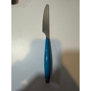 FIESTA dinner knife single Hostess Flatware Utensil Fiestaware BLUE Silverware